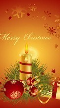 Scaricare immagine 800x480 Holidays, New Year, Objects, Christmas, Xmas, Candles sul telefono gratis.