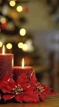 Scaricare immagine Holidays, New Year, Objects, Christmas, Xmas, Candles sul telefono gratis.
