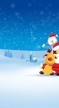 Scaricare immagine New Year, Holidays, Pictures, Christmas, Xmas, Santa Claus sul telefono gratis.