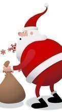 Scaricare immagine New Year, Holidays, Christmas, Xmas, Santa Claus sul telefono gratis.