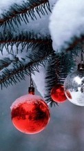 Scaricare immagine New Year, Holidays, Christmas, Xmas, Snow sul telefono gratis.