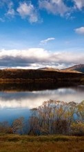 Scaricare immagine Clouds,Lakes,Landscape sul telefono gratis.