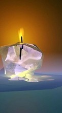 Scaricare immagine 128x160 Fire, Candles, Drawings sul telefono gratis.