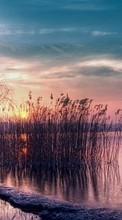 Scaricare immagine Lakes, Landscape, Sunset sul telefono gratis.