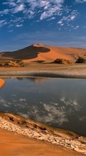 Scaricare immagine Landscape, Rivers, Sand, Desert sul telefono gratis.