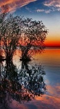Scaricare immagine Landscape,Nature,Water,Sunset sul telefono gratis.