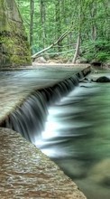 Scaricare immagine Landscape, Rivers, Waterfalls sul telefono gratis.
