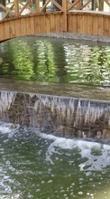 Scaricare immagine 1024x600 Landscape, Rivers, Waterfalls sul telefono gratis.