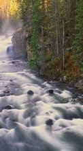 Scaricare immagine Landscape,Rivers,Waterfalls sul telefono gratis.