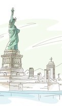 Scaricare immagine Landscape, Pictures, Statue of Liberty sul telefono gratis.