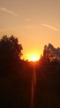Scaricare immagine 240x320 Landscape, Sunset, Sun sul telefono gratis.
