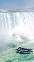 Scaricare immagine 1024x600 Landscape, Water, Waterfalls sul telefono gratis.
