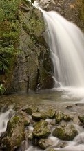 Scaricare immagine 320x480 Landscape, Water, Waterfalls sul telefono gratis.