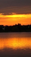 Scaricare immagine Landscape, Water, Sunset sul telefono gratis.