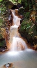 Scaricare immagine Landscape, Waterfalls sul telefono gratis.