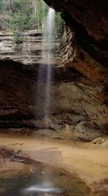 Scaricare immagine Landscape, Waterfalls sul telefono gratis.