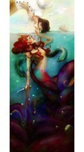 Scaricare immagine 1080x1920 Mermaids, Drawings sul telefono gratis.