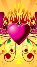 Scaricare immagine Holidays, Hearts, Love, Valentine&#039;s day, Drawings sul telefono gratis.