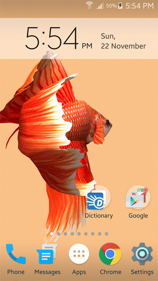 Betta Fish 3D - scaricare  sfondi animati per Android di cellulare gratuitamente.