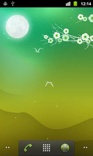 Blooming night - scaricare Paesaggio sfondi animati per Android di cellulare gratuitamente.