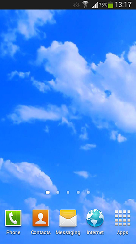 Blue sky - scaricare  sfondi animati per Android di cellulare gratuitamente.
