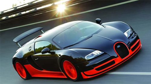 Bugatti Veyron 3D - scaricare  sfondi animati per Android di cellulare gratuitamente.