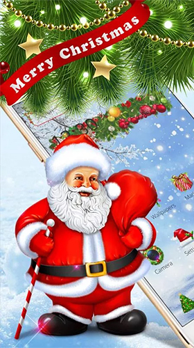 Scarica gratis sfondi animati Christmas Santa per telefoni di Android e tablet.