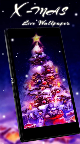 Scarica gratis sfondi animati Christmas tree by Live Wallpaper Workshop per telefoni di Android e tablet.