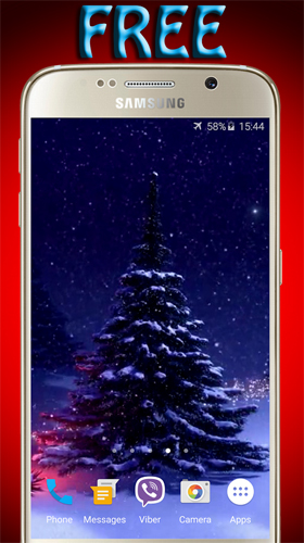 Scarica gratis sfondi animati Christmas tree by Pro LWP per telefoni di Android e tablet.
