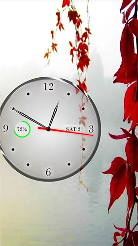Clock, calendar, battery - scaricare  sfondi animati per Android di cellulare gratuitamente.