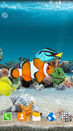 Scarica gratis sfondi animati Coral fish per telefoni di Android e tablet.