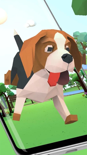 Cute puppy 3D - scaricare  sfondi animati per Android di cellulare gratuitamente.
