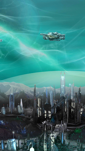 Scarica gratis sfondi animati Deep Space Colony per telefoni di Android e tablet.