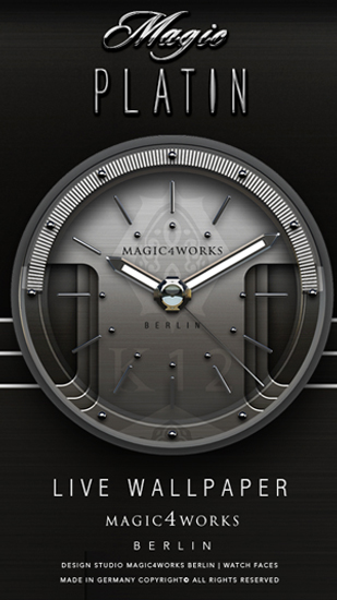 Designer Clock - scaricare Con orologio sfondi animati per Android di cellulare gratuitamente.