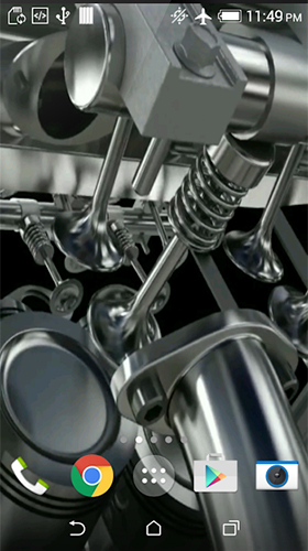 Engine V8 3D - scaricare Auto / motociclo sfondi animati per Android di cellulare gratuitamente.