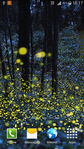 Fireflies by Phoenix Live Wallpapers - scaricare Paesaggio sfondi animati per Android di cellulare gratuitamente.