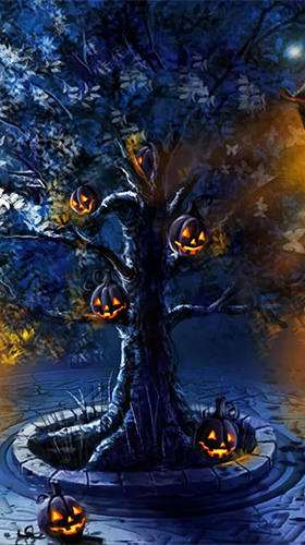 Halloween by Art LWP - scaricare Vacanze sfondi animati per Android di cellulare gratuitamente.