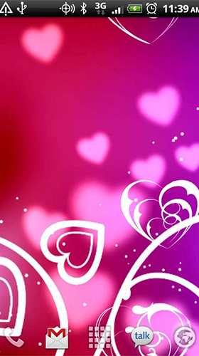Hearts by Kittehface Software - scaricare Astrazione sfondi animati per Android di cellulare gratuitamente.