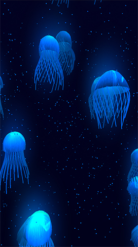 Scarica gratis sfondi animati Jellyfish 3D by Womcd per telefoni di Android e tablet.