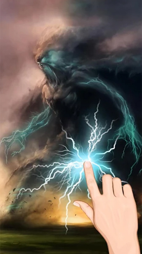 Live lightning storm - scaricare Fantasy sfondi animati per Android di cellulare gratuitamente.