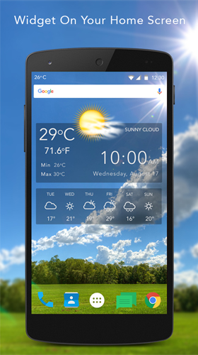 Live weather - scaricare  sfondi animati per Android di cellulare gratuitamente.