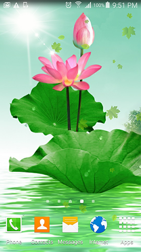 Lotus by villeHugh - scaricare Fiori sfondi animati per Android di cellulare gratuitamente.