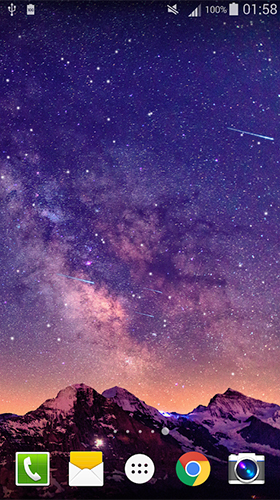 Meteors sky - scaricare Paesaggio sfondi animati per Android di cellulare gratuitamente.
