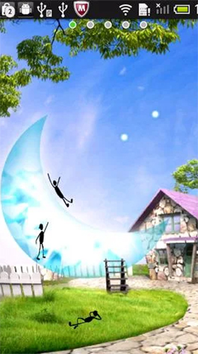 Scarica gratis sfondi animati Moon slide per telefoni di Android e tablet.