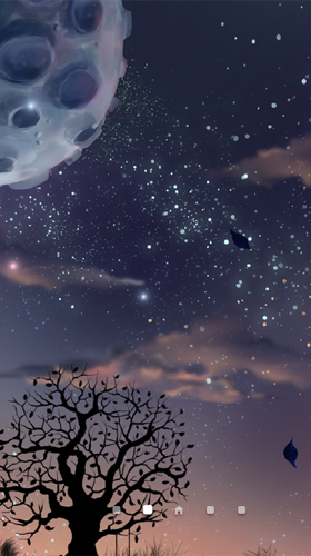 Scarica gratis sfondi animati Moonlight night per telefoni di Android e tablet.