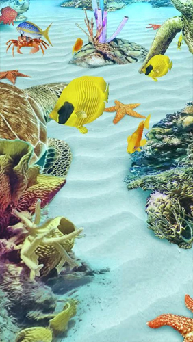 Ocean Aquarium 3D: Turtle Isles - scaricare Sfondo sfondi animati per Android di cellulare gratuitamente.