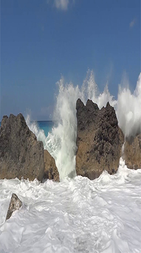 Ocean waves by mathias stavrou - scaricare Paesaggio sfondi animati per Android di cellulare gratuitamente.