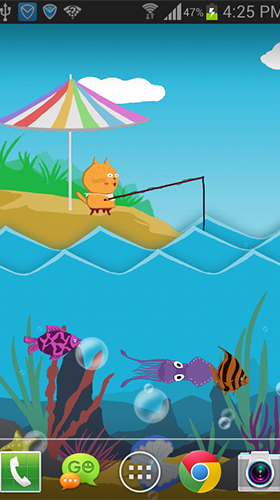Paper sea by live wallpaper HongKong - scaricare Acquari sfondi animati per Android di cellulare gratuitamente.