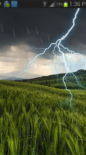 Prairie lightning - scaricare Paesaggio sfondi animati per Android di cellulare gratuitamente.