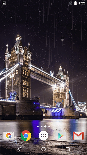 Rainy London by Phoenix Live Wallpapers - scaricare Architettura sfondi animati per Android di cellulare gratuitamente.